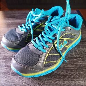 Fila Woman Shoes in Blue and Gray